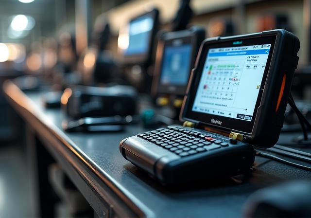 Attrezzatura professionale in officina Calligrova