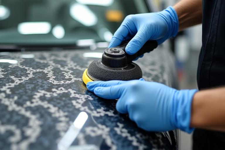 Applicazione di trattamento nanotecnologico su carrozzeria decorata